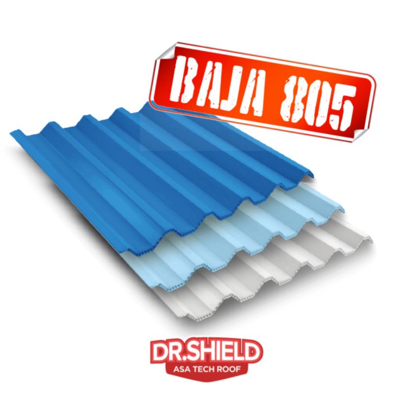 Jual ATAP UPVC DR SHIELD 6 MTR PUTIH | Shopee Indonesia