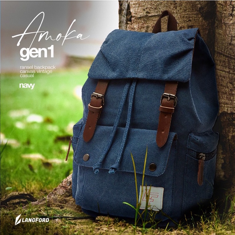 Vintage Canvas Vintage Style Rucksack The Heritage Vintage Canvas