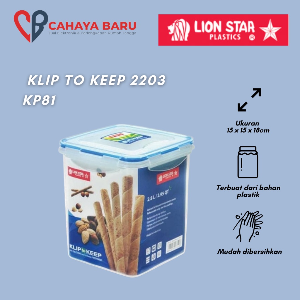 Jual LION STAR KLIP TO KEEP 2203 KP81 | Shopee Indonesia