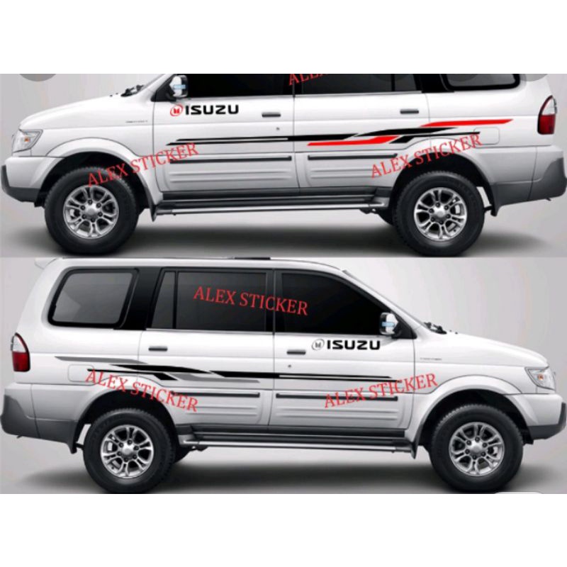 Jual sticker mobil panther cutting sticker mobil isuzu panther kijang