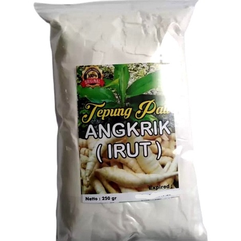 Jual Pati irut kemasan 250 gram pati garut tepung angkrik garut kaerut ...