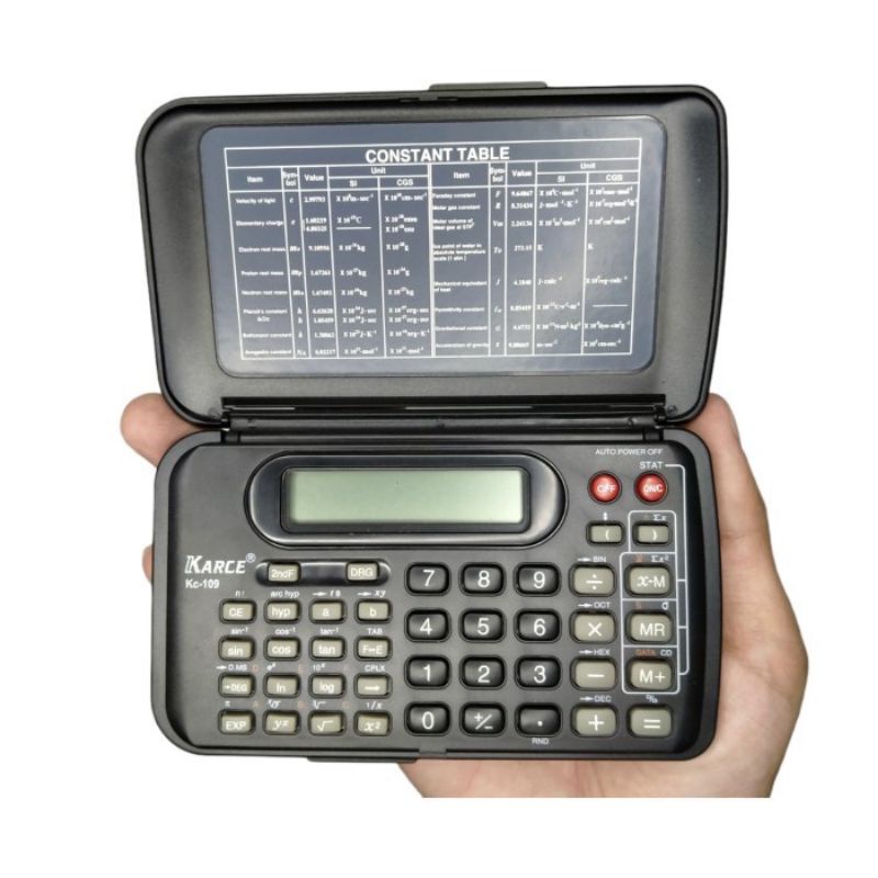 Jual KARCE KALKULATOR SCIENTIFIC KC 109 POCKET LIPAT 56 FUNGSI DUAL ...