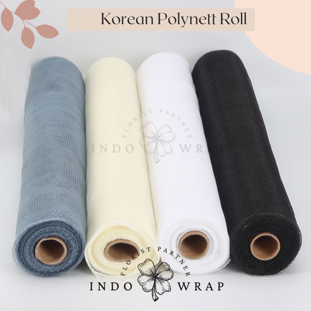 Jual KOREAN POLYNET ROLL FLOWER WRAPPING | Shopee Indonesia