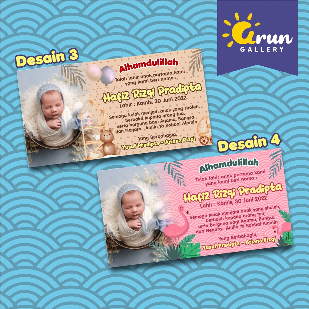 Jual STICKER BAYI | STIKER NAMA ANAK | STIKER AQIQAH | STIKER PUPUTAN ...