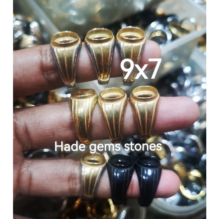 Jual ring emban titanium super kualitas dim 9x7 | Shopee Indonesia