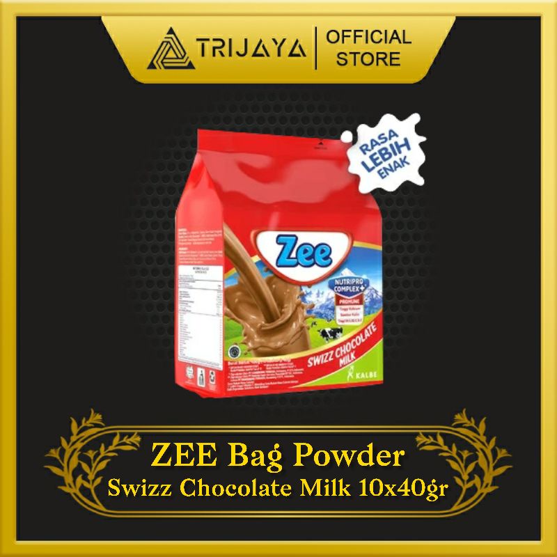 Jual Zee Bag Powder Swizz Chocolate / Vanilla Twist 400 gr ( 10x40gr ...