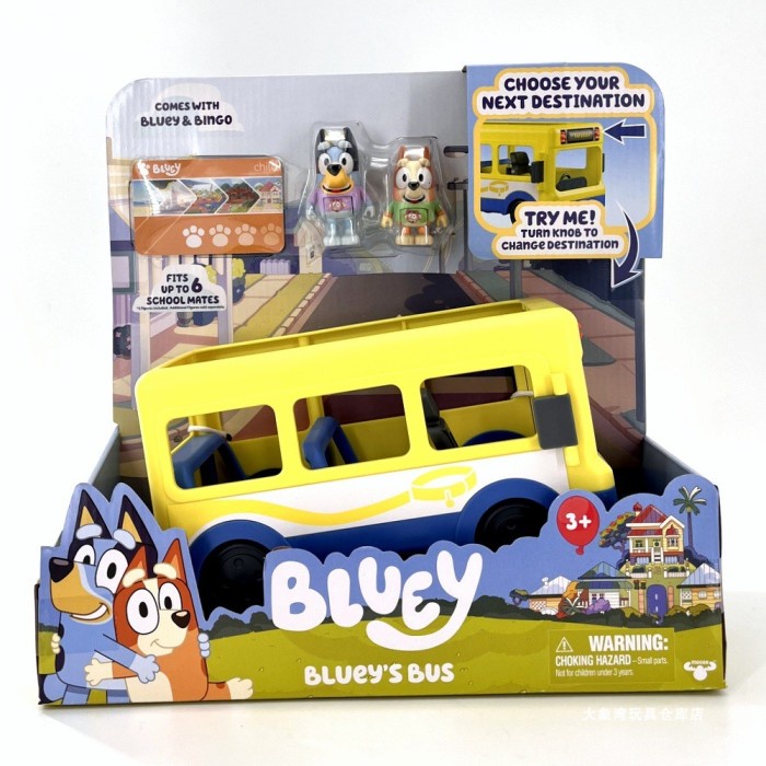 Jual Mainan Anak Kartun Bluey Bus Bingo | Shopee Indonesia