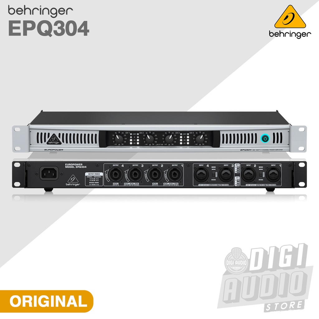 Jual Power Amplifier Speaker Behringer Europower EPQ304 4 Channel 300