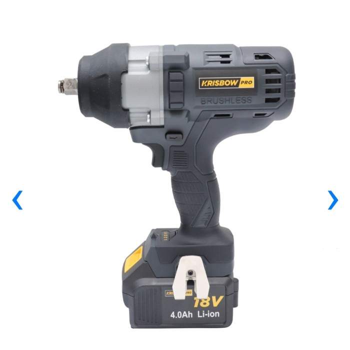 Jual Impact Wrench Cordless Heavy duty Krisbow Brushless DC motor 18V