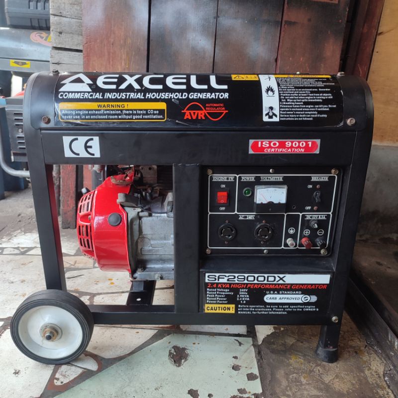 Jual Mesin Genset Honda Excel Sf Dx Watt Original Shopee Indonesia