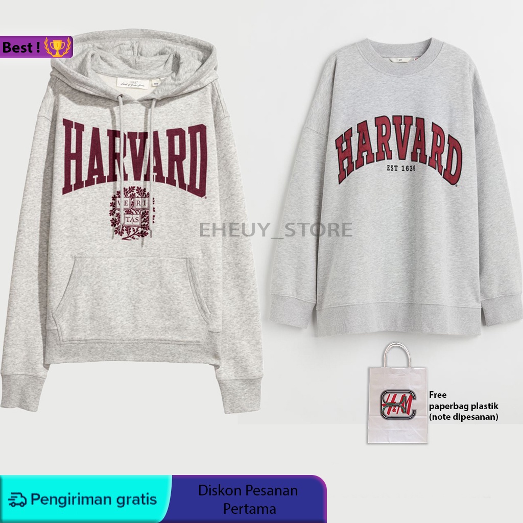 H and 2024 m harvard hoodie