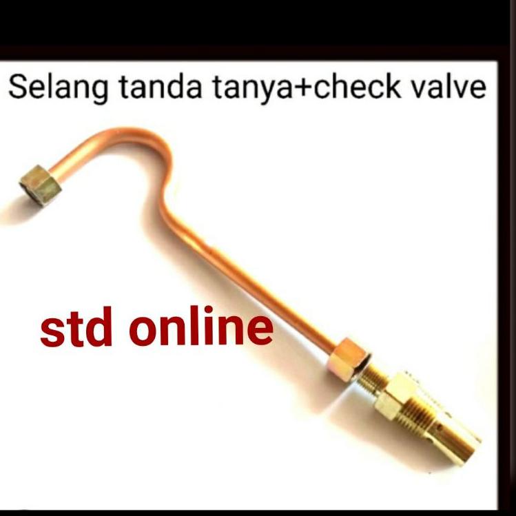 Jual Langsung Order Paket discharge pipe B check valve kompresor+selang