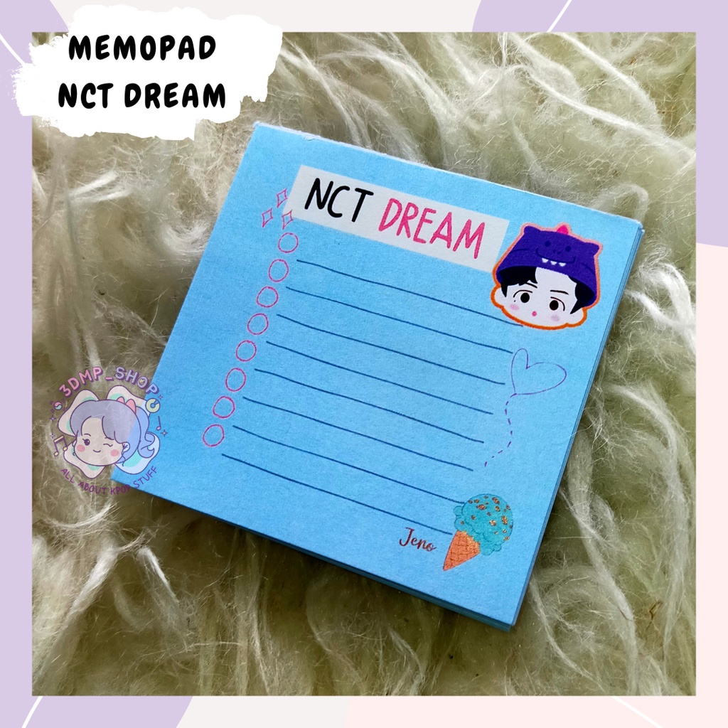 Jual MEMO PAD MEMOPAD NOTES CATATAN NCT DREAM BEAT BOX CAFE DREAM ...