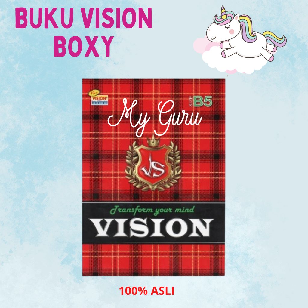 Jual [PAK] BUKU TULIS VISION BOXY B5 42 LEMBAR (6 PCS) | Shopee Indonesia