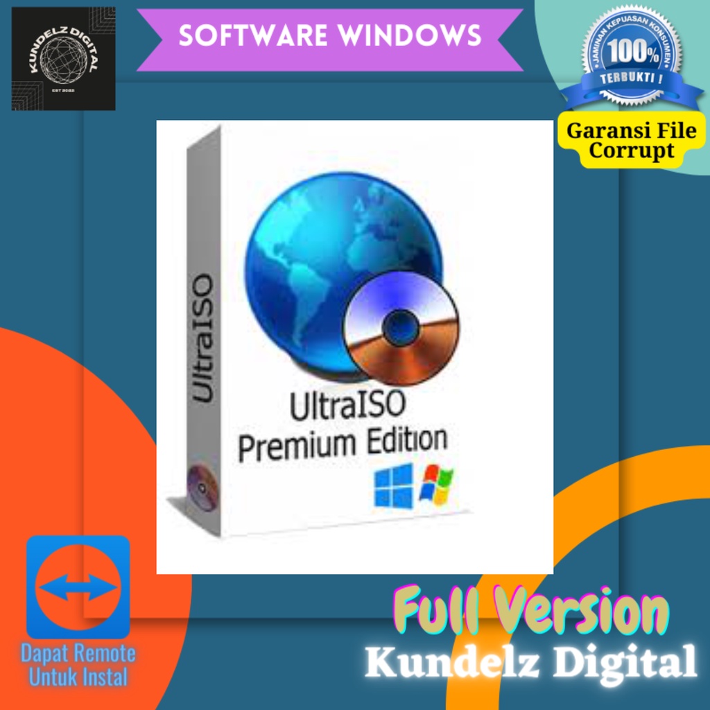 Jual UltraISO Premium 9.7.6.3829 Full Version Software PC | Shopee ...