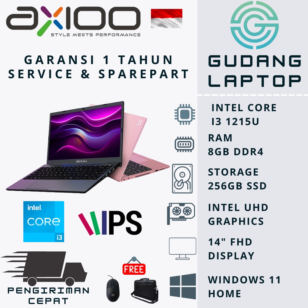 Jual Laptop Sekloah Axioo Mybook Z Metal Intel I U Gb Gb Fhd Win Shopee Indonesia