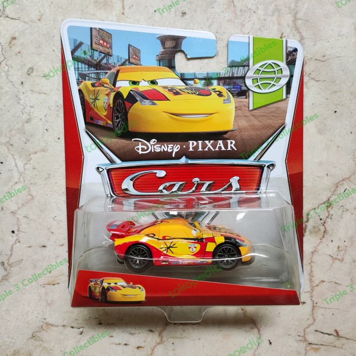 Jual Diecast 1/55 Mattel Disney Cars 2 MIGUEL CAMINO WGP World Grand ...