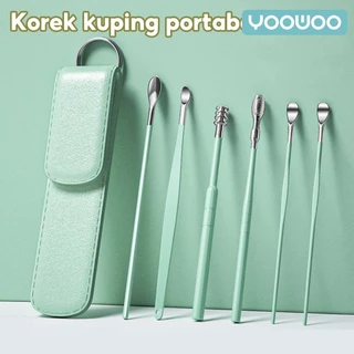 YooWoo korek kuping 6pcs set/ Pembersih telinga  / ear wax picker
