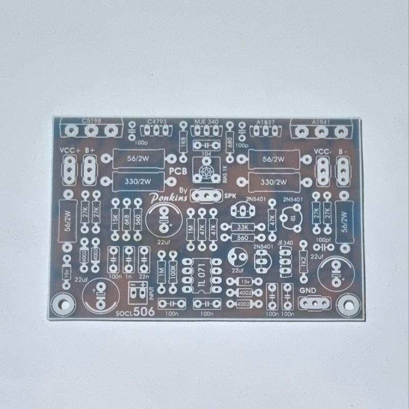 Jual PCB Power Amplifier SOCL 506 TEF Bias Servo Fiber FR4 | Shopee