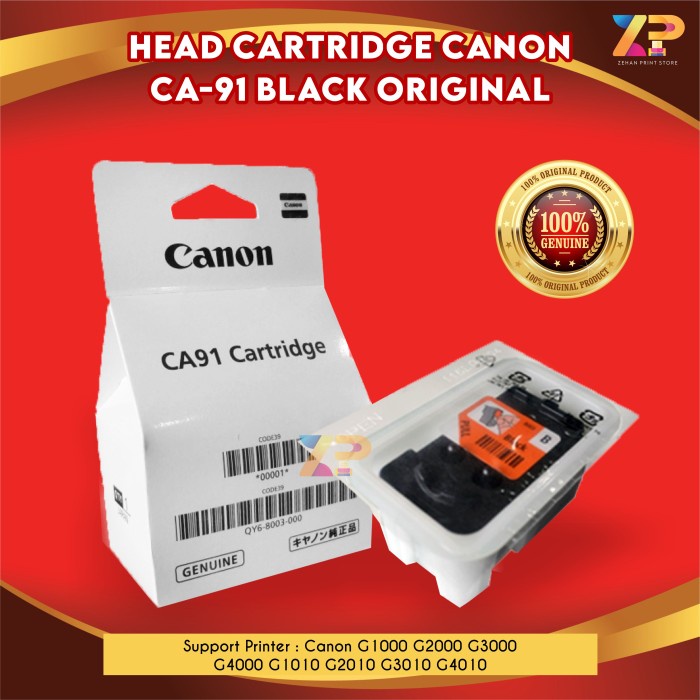 Jual Cartridge Tinta Printer Canon Ca91 Black Ori G1010 G2010 G3010 G4010 Shopee Indonesia
