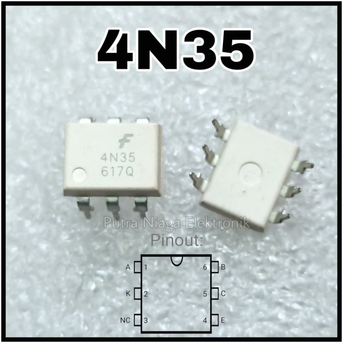 Tubo com 65 peças EL4N25 C.I Optoacoplador DIP6