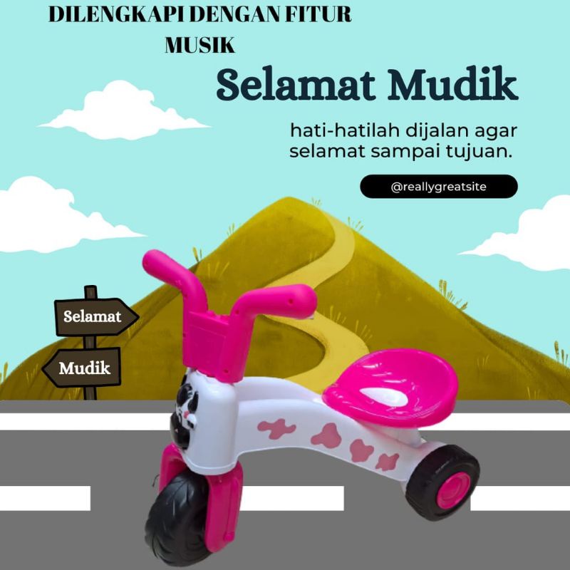 Jual Sepeda sapi roda 3 anak-anak musik mini | Shopee Indonesia