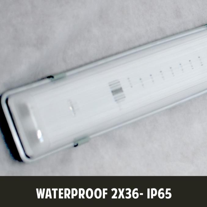 Jual WATERPROOF 2X36 IP65/Kap TL LED 2x36 waterproof IP65 120Cm/Rumah ...