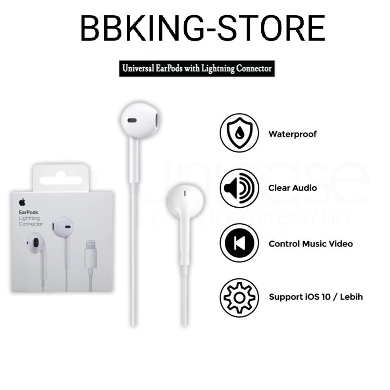 Harga headset lightning online iphone