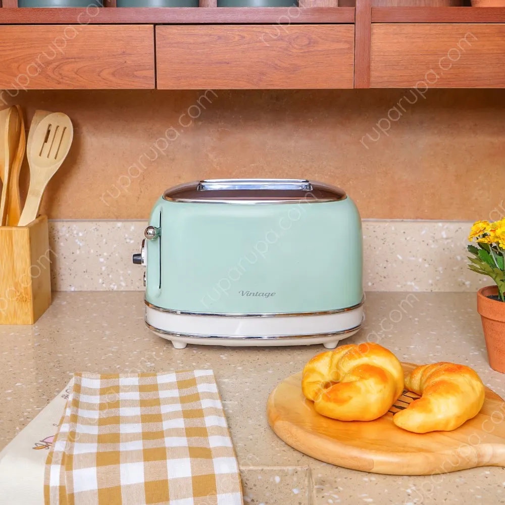 Jual Alat Pemanggang Roti Listrik Pop up Toaster Listrik 2 Slot ARIETE ...