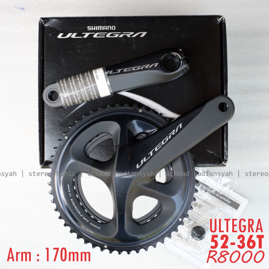 SHIMANO - shimano　FC-R8100　52-36　170mm　クランク Shimano Ultegra FC-R8100 Crankset for sale online | eBay