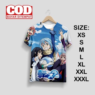 Tensei Shitara Slime Datta Ken Anime Unisex Short Sleeve Casual T-shirt  Tops #A6