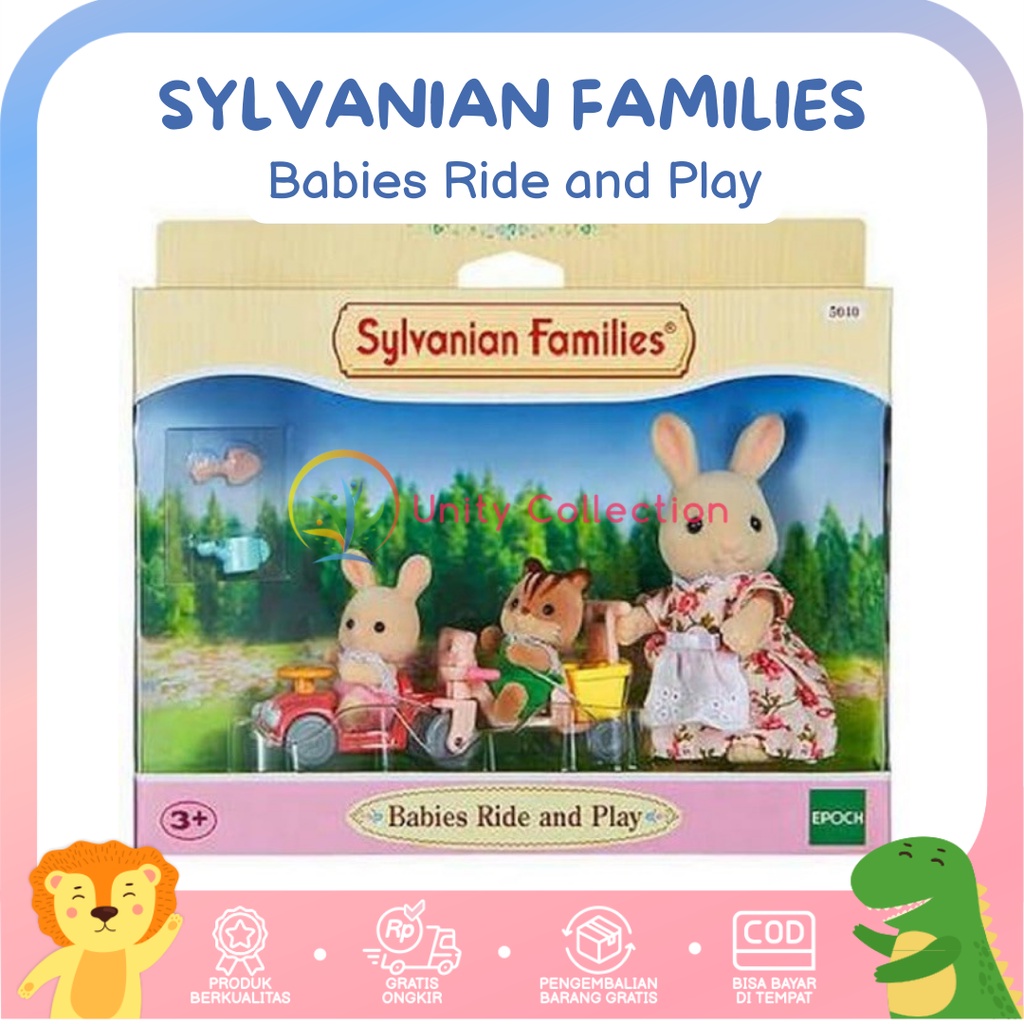 Sylvanian Families Baby Collection &ndash; Serie Bambini Con Capelli Eleganti &ndash; Set 8 Figure