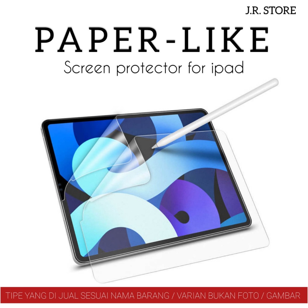 Jual PAPER LIKE anti gores IPAD 11 (A16) 10 PRO 11