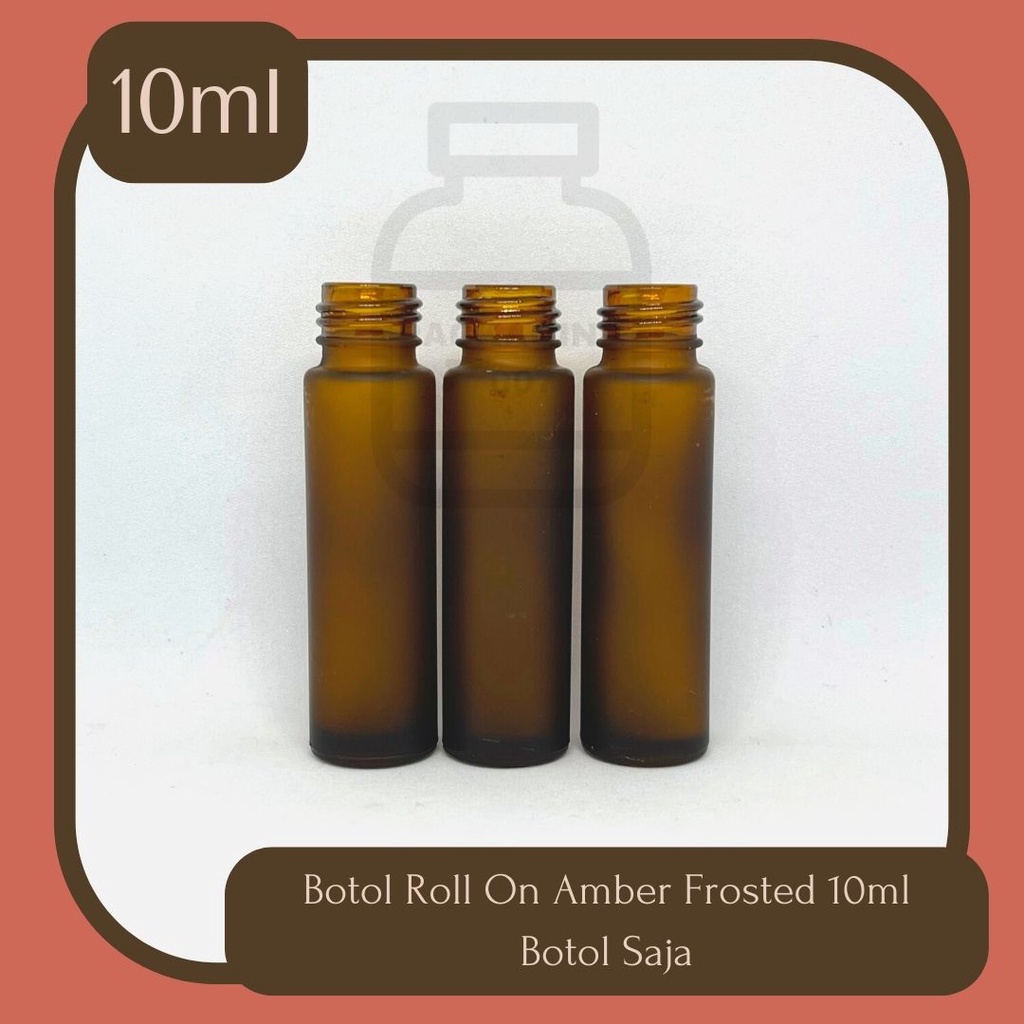 Jual Botol Roll On Amber Frosted Ml Essential Oil Botol Isi Ulang Parfum Type Oles