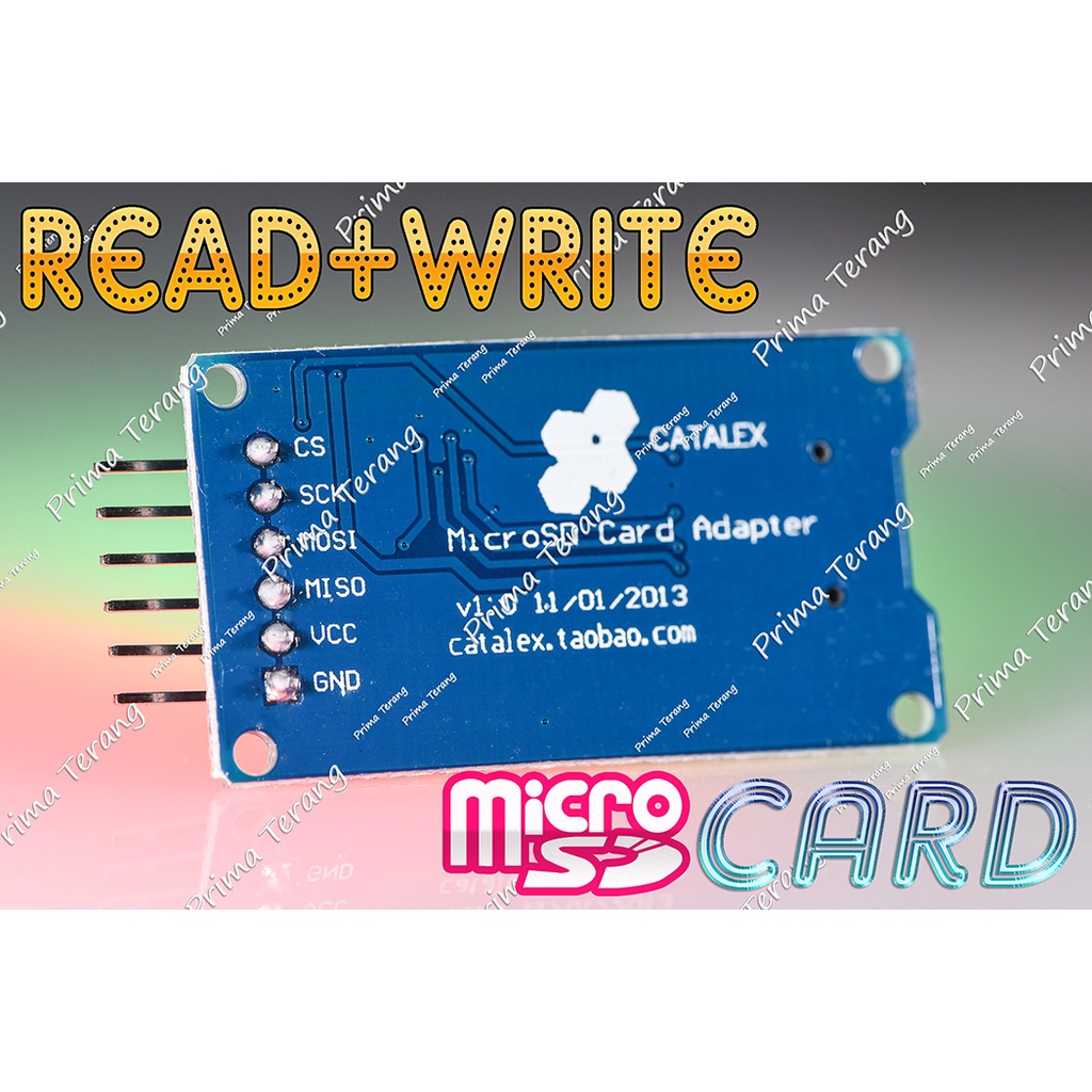 Jual Modul Micro SD Card Reader Writer Arduino Module Read Write ...
