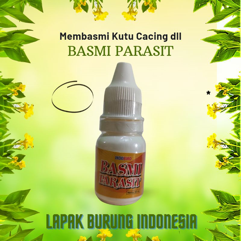 Jual BASMI PARASI Obat Burung Kena Kutu, Cacing, Tungau Dan Parasit ...