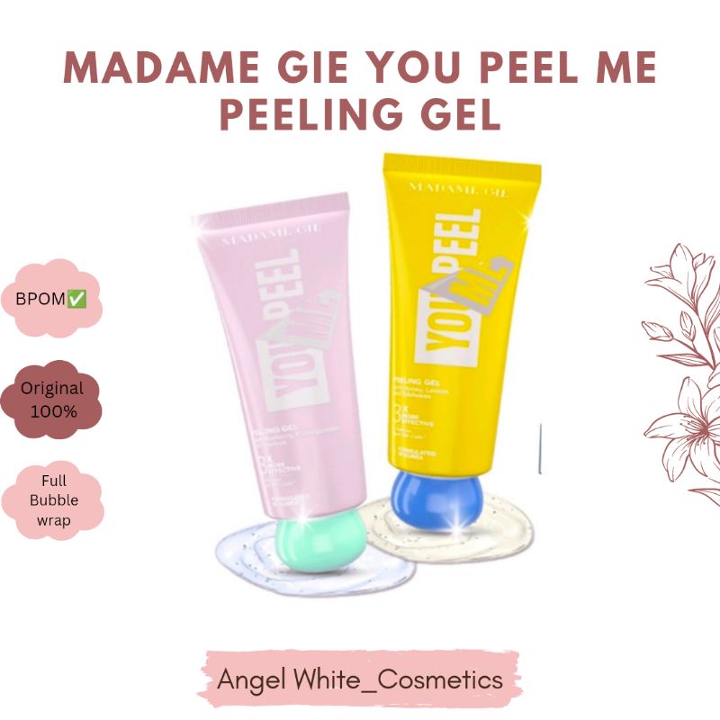 Jual ORIGINAL 100 MADAME GIE YOU PEEL ME PEELING GEL 100GR Shopee