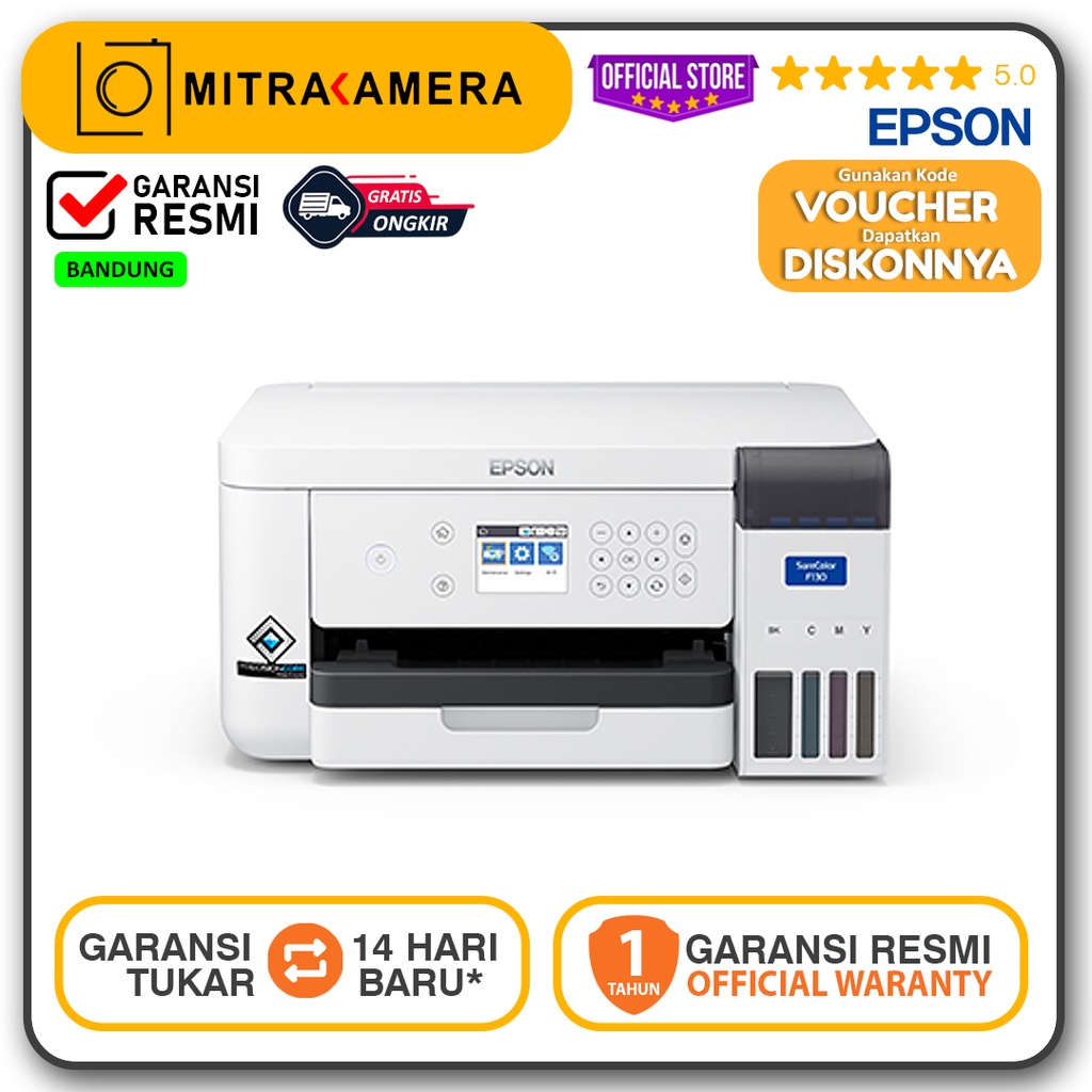 Jual Epson Surecolor Sc F130 A4 Dye Sublimation Textile Printer Shopee Indonesia 0563