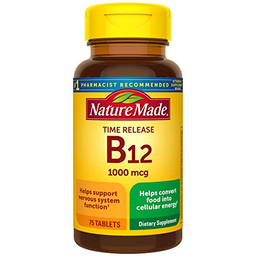 Jual Nature Made Vitamin B12 1000 Mcg Time Release Tablets 75 Count