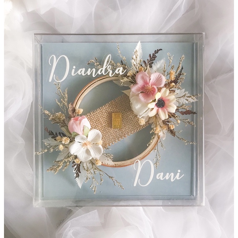 Jual Promo! Mahar frame akrilik 20x20cm (desain lengkap) | Shopee Indonesia