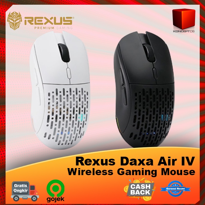 Jual Rexus Daxa Air Iv Wireless Mouse Gaming Daxa Air Lightweight