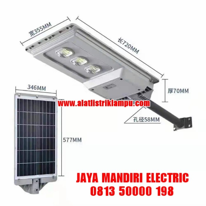 Jual Lampu Jalan Surya Led 150watt Pju Street Light Solar 150watt 150