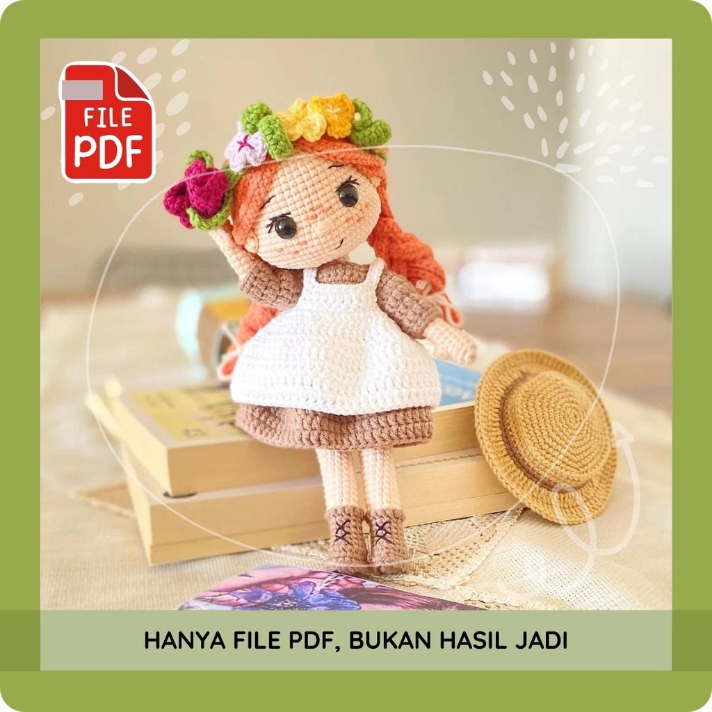 Jual Anne Shirley Pattern | Pola | AMIGURUMI CROCHET PATTERN PDF FILE ...