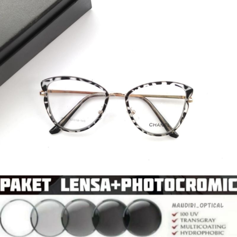 Jual (COD) Frame kacamata cat eye | GRATIS request lensa minus ...