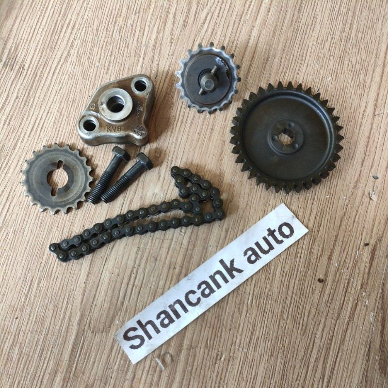 Jual pompa oli, Gir, rante pompa oli set KVB, Vario 110 lama, Tecno 110 ...