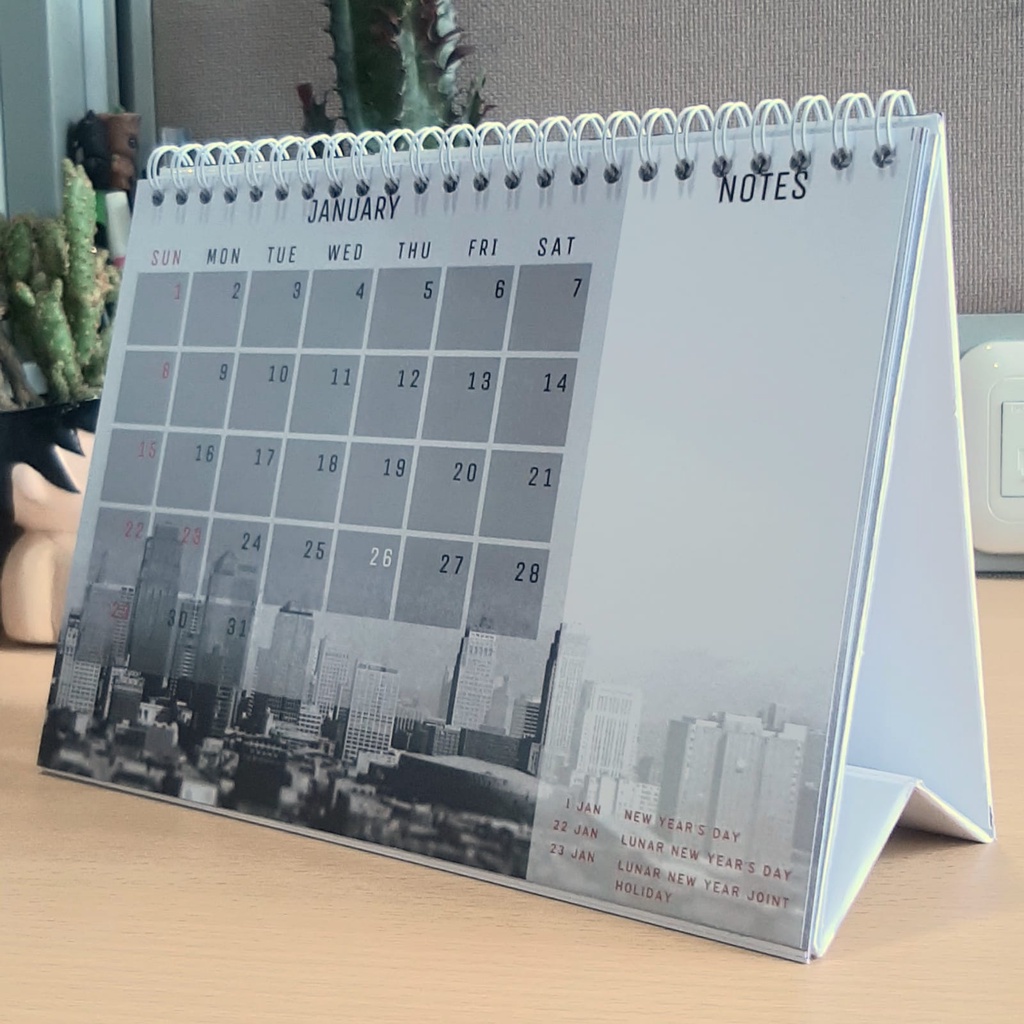 Jual Kalender Meja Kalender Duduk 2023 Desk Calendar 2023 Kalender Estetik Aesthetic 2650