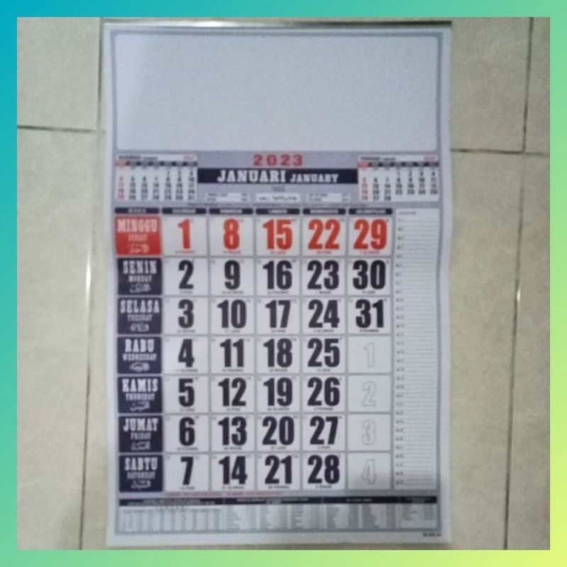 Jual Kalender Jawa Kalender 2023 Tanggalan Shopee Indonesia 