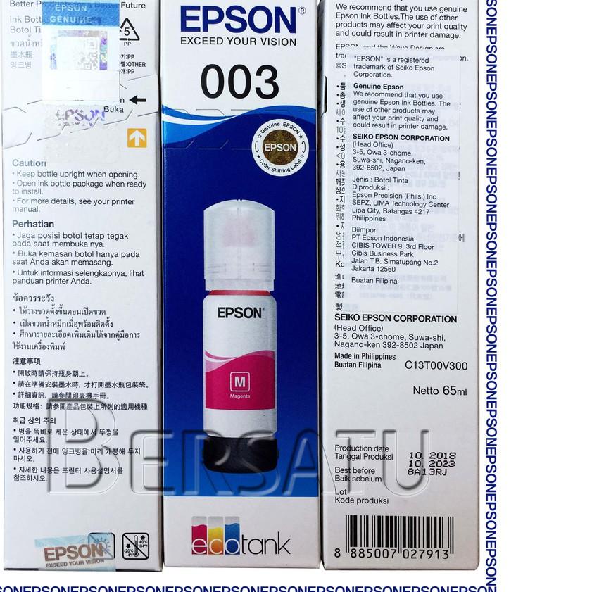 Jual Quality Control Epson Tinta/Ink Printer 003 ∭ⅻ L 3210 3150 3110 ...
