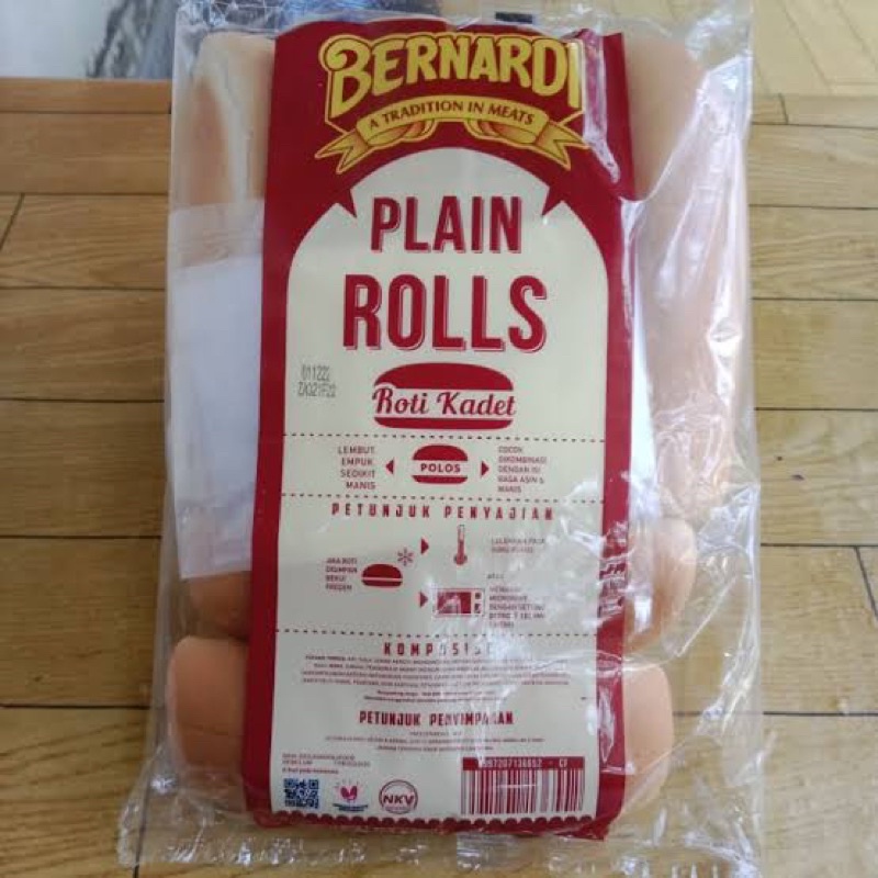 Jual Roti Plain Rolls Bernardi | Shopee Indonesia