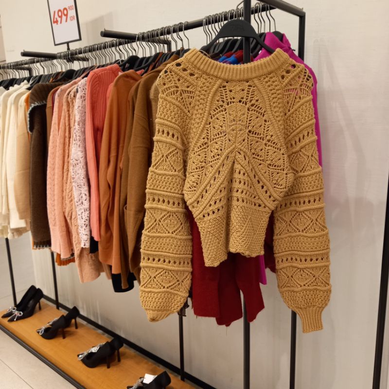 Jual ZARA ORIGINAL ASLI SALE Rok Mini Skirt Brokat Denim Jeans Sweater ...